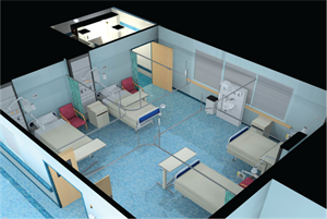 Room design does impact on infection spread  