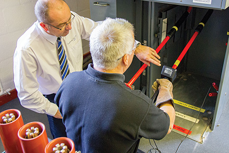 Electrical training facility’s specialist test equipment