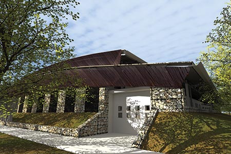 Sustainable clinic next to a coal mine 