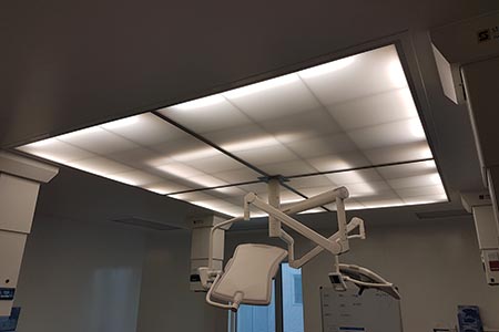 Flush-to-ceiling ‘bespoke’ UCVs