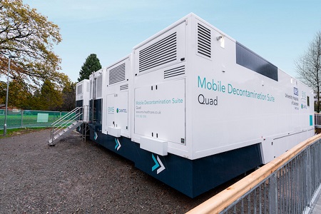 EMS deploys ‘UK’s largest mobile decontamination unit’ 