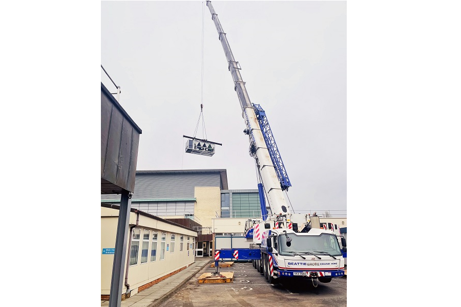Ultra-low noise chiller installed at Craigavon hospital