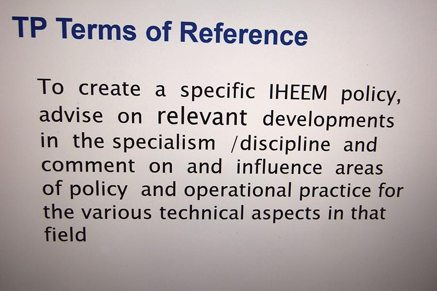 Review of IHEEM’s Terms of Reference explained