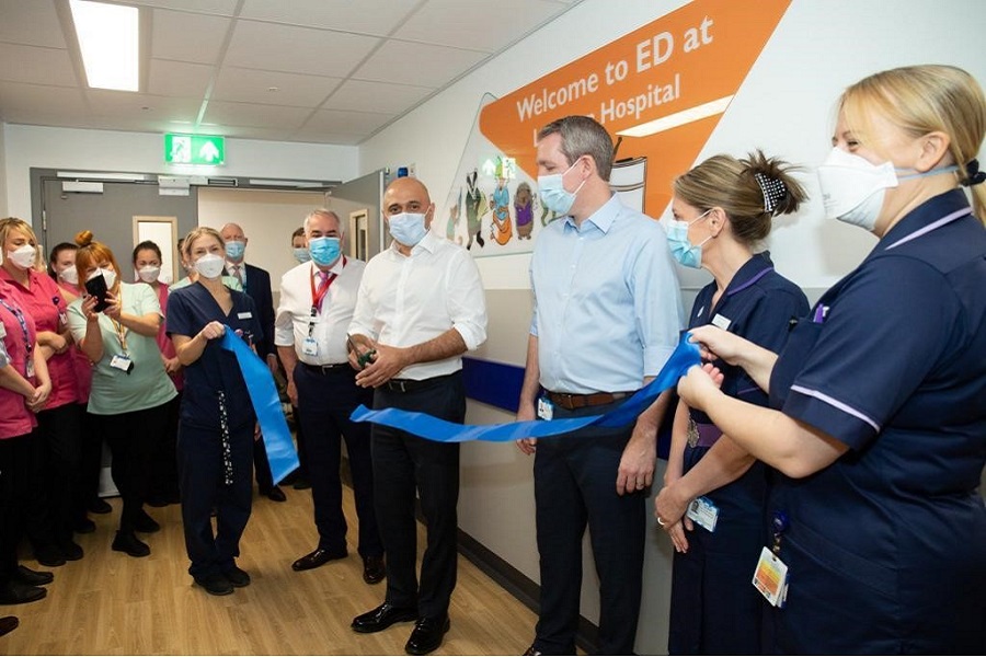 Secretary of State opens Leighton Hospital ED extension 
