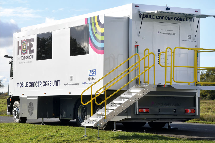 The mobile units bringing cancer care to the patient