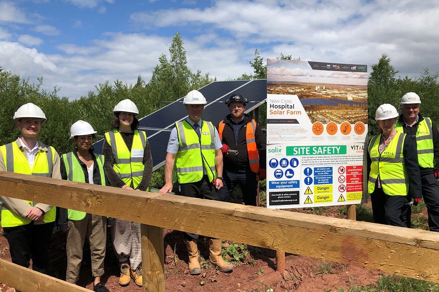 Sun helps generate ‘clean, green energy’ at Wolverhampton hospital