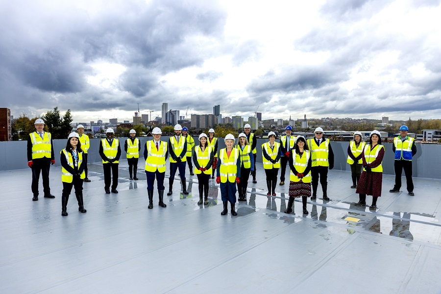 Topping out celebration for Leeds’ new pathology laboratory  