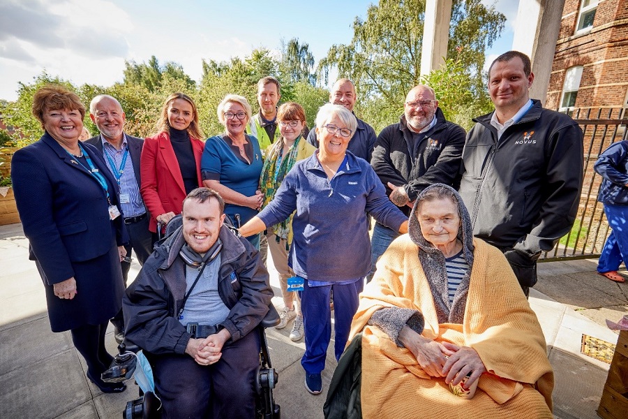 Great grandfather  hails ‘magical garden’ at North Manchester General Hospital 