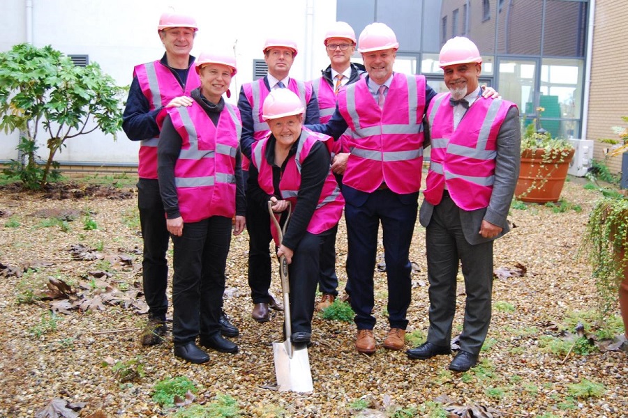 Ground breaking held to launch first stage of £1.27 m improvements at Kettering General