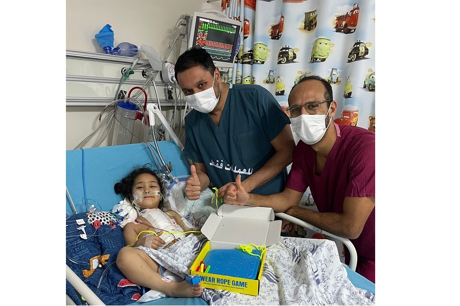 Sodexo team’s fund-raising supports children’s heart surgery in Palestine