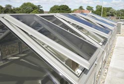 Rooflight brightens hospital clinic