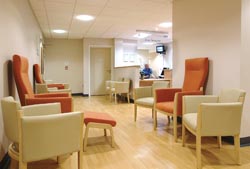 Biocidal wood lacquer for hospital seating