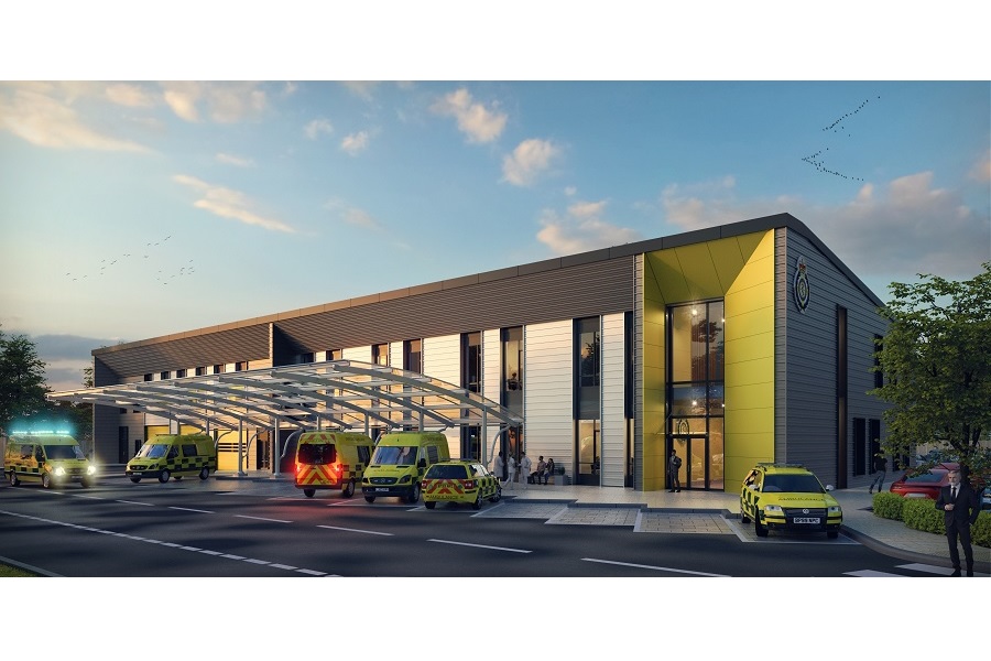 £11 m ambulance hub being built in Bury St Edmunds