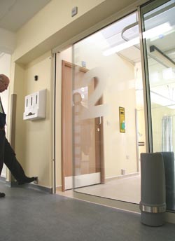 Doors improve infection control