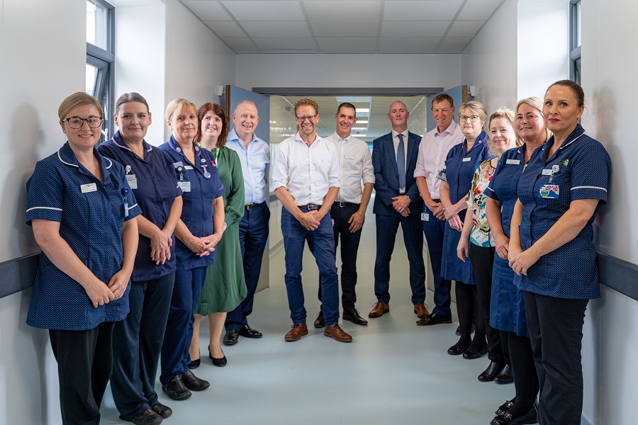 Parliamentary Under Secretary Opens New Wards At Leighton Hospital 