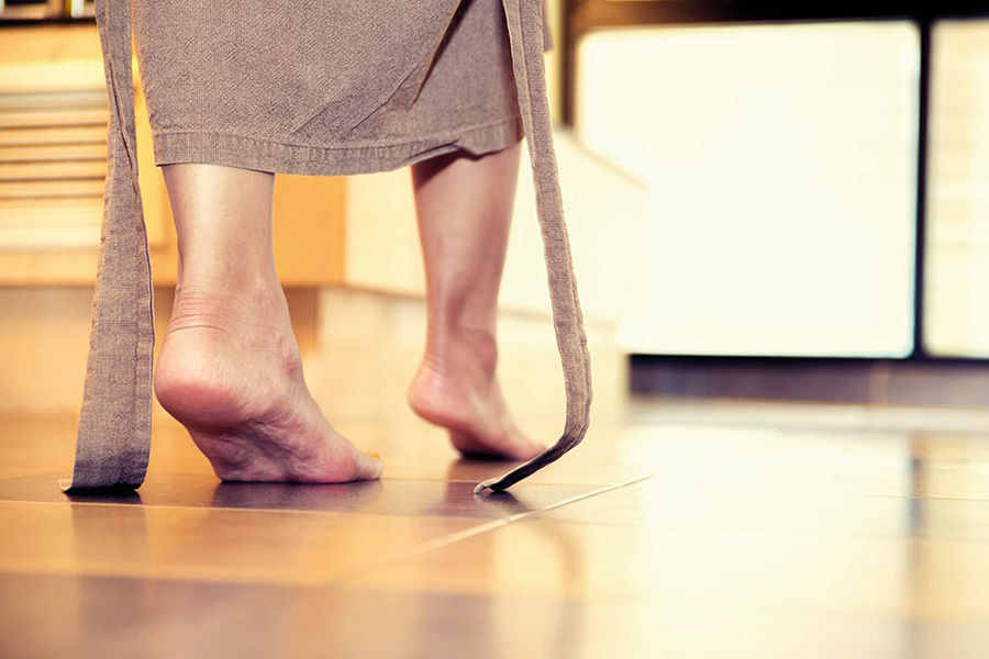 Shock-absorbent flooring’s  impact on patient falls