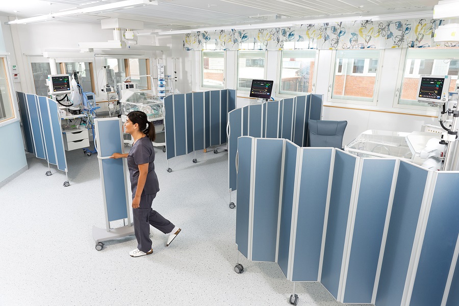 A more ‘hygienic and sustainable’ alternative to ‘traditional’ hospital curtains