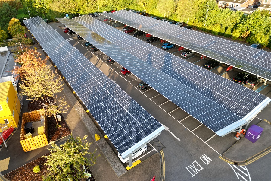 Leeds Teaching Hospitals’ £1.1 m solar canopy installation 