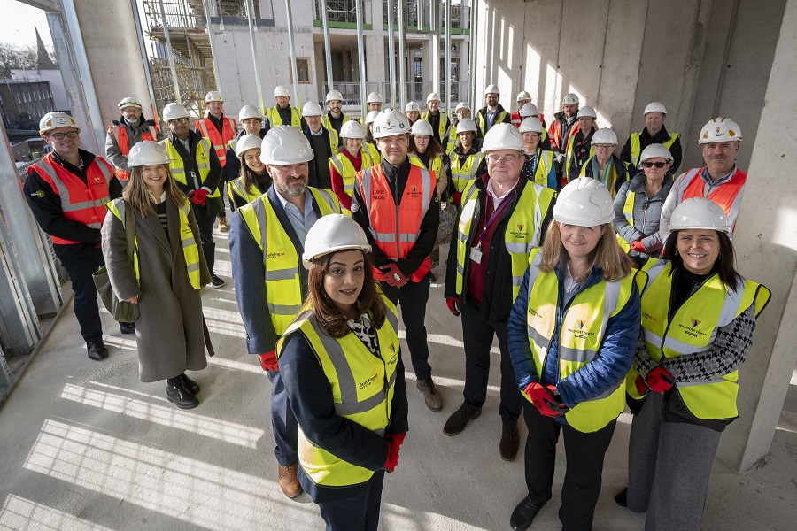 Topping-out for £23 m health centre in Chiswick