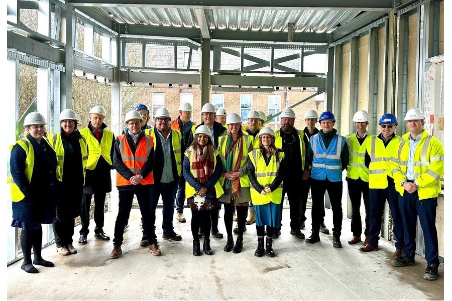 Topping out for Winchester’s new ‘ultra-energy-efficient’ new medical centre