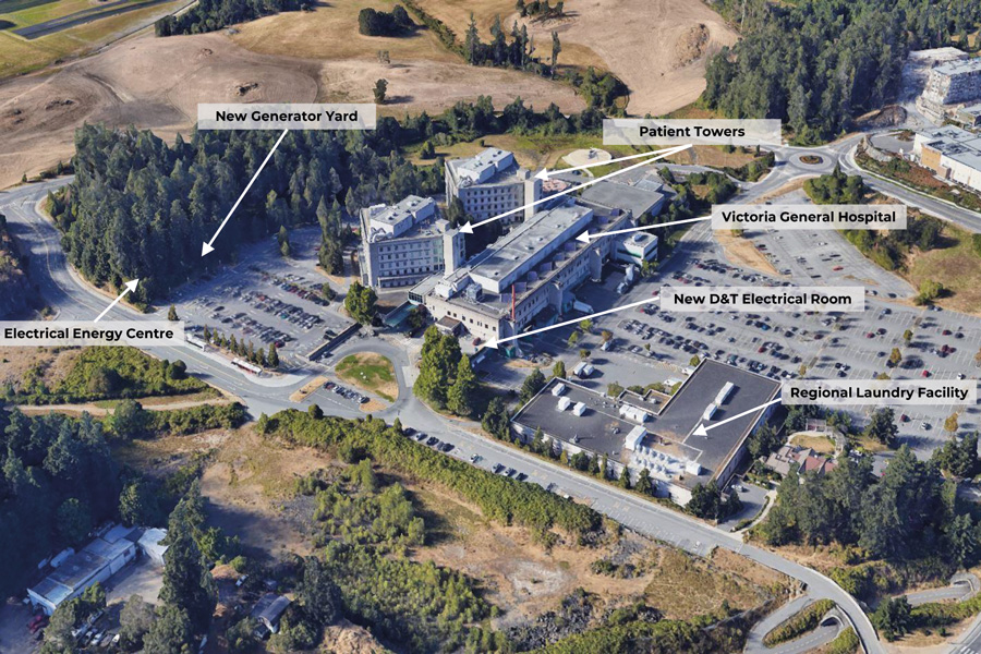 Transforming power supply at Vancouver Island hospital