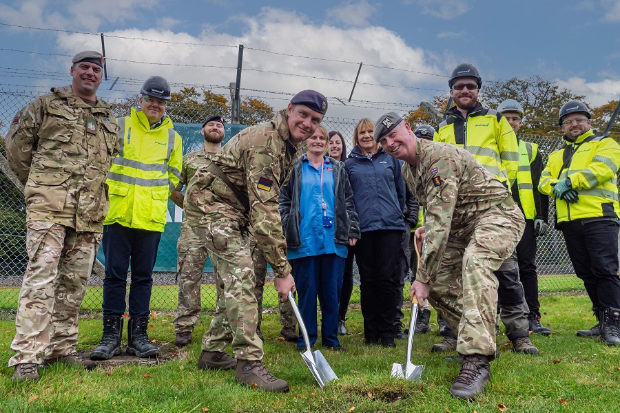 Work starts on new British army medical and dental facility in Fife