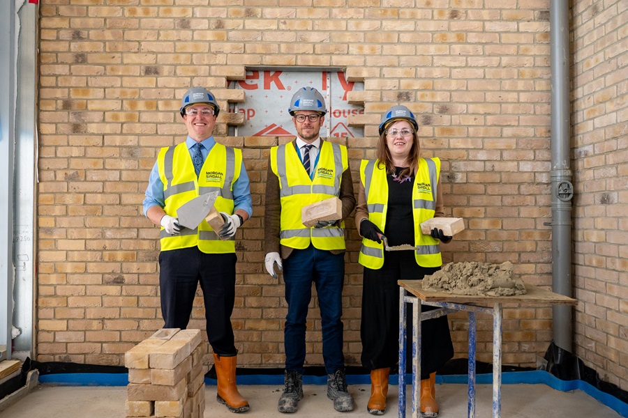 MPs proud to lay final bricks at new Essex CDC 